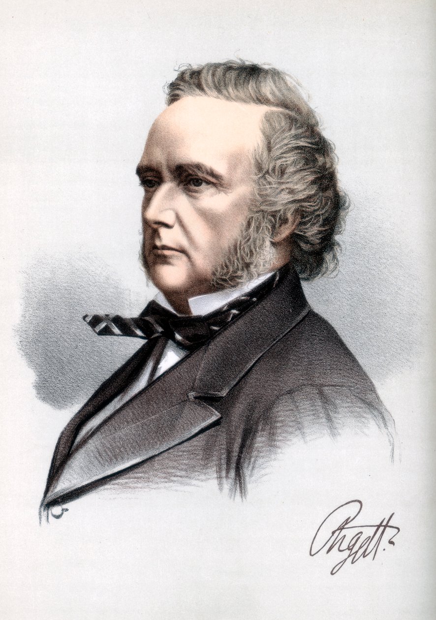 George Campbell, 8. vévoda z Argyllu, skotský liberální politik a spisovatel, c1890. od Petter and Galpin Cassell