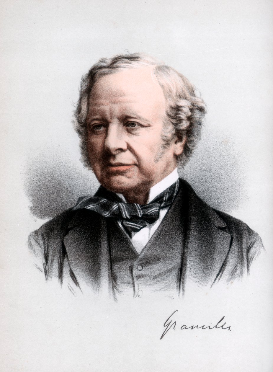Granville Leveson-Gower, 2. hrabě Granville, britský liberální státník, c1890. od Petter and Galpin Cassell