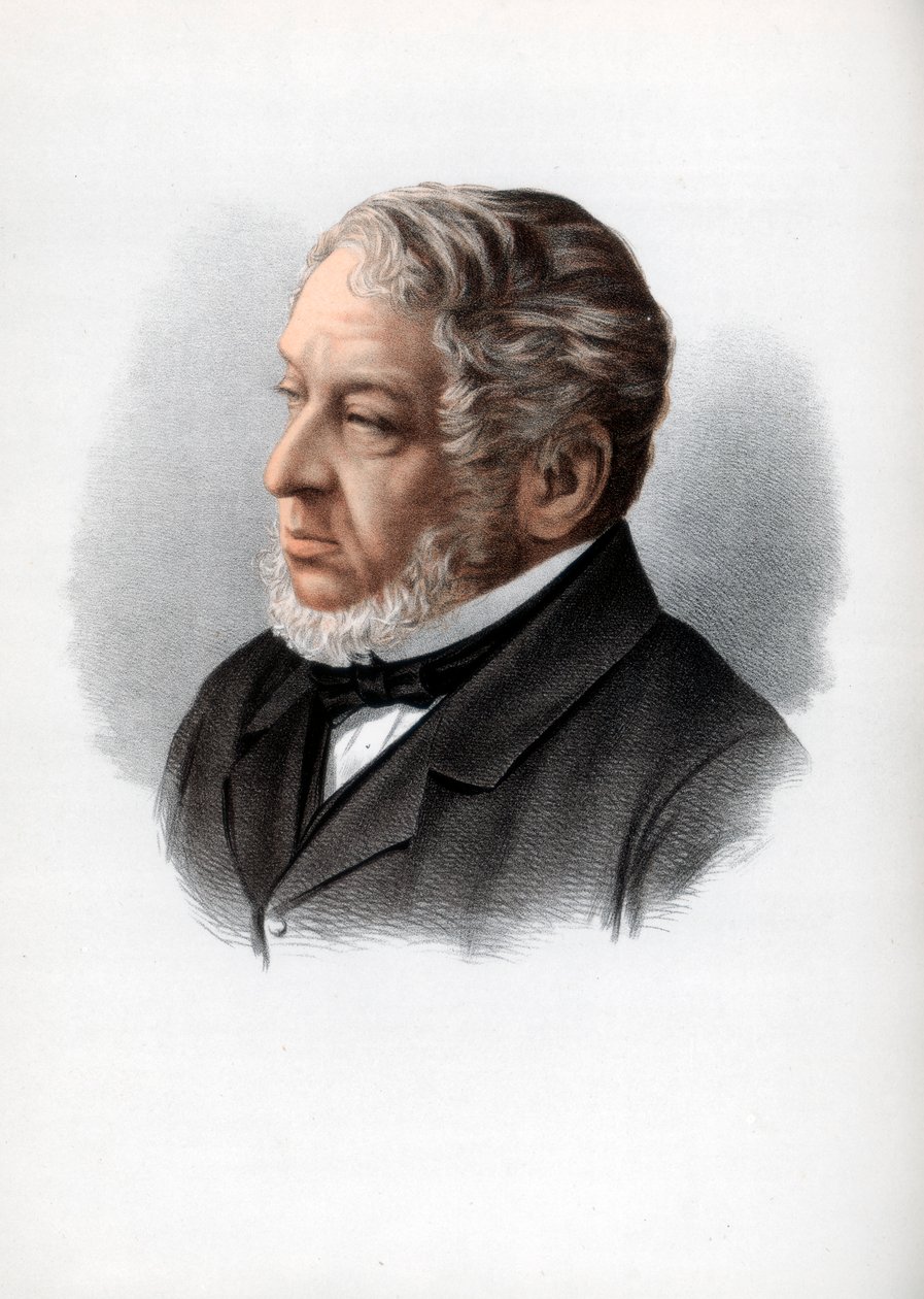 Nathan Rothschild, 1. baron Rothschild, britský bankéř a politik, c1890. od Petter and Galpin Cassell