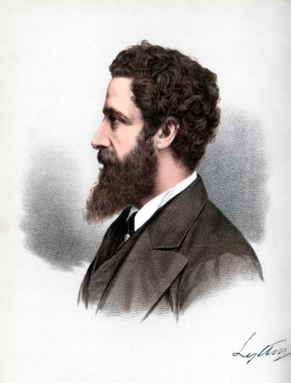 Robert Bulwer-Lytton, 1. hrabě z Lyttonu, anglický básník a státník, c1890. od Petter and Galpin Cassell