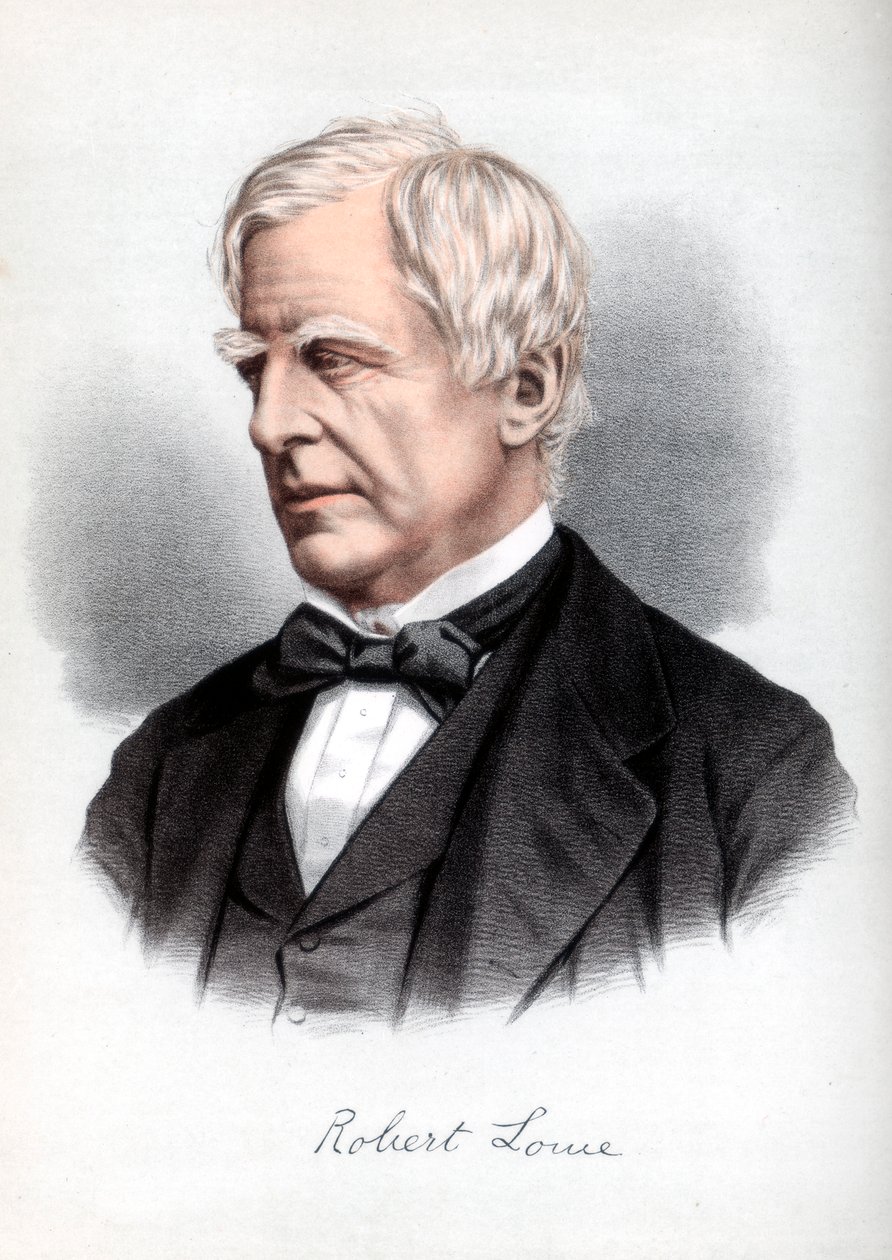 Robert Lowe, první vikomt Sherbrooke, britský státník, c1890. od Petter and Galpin Cassell