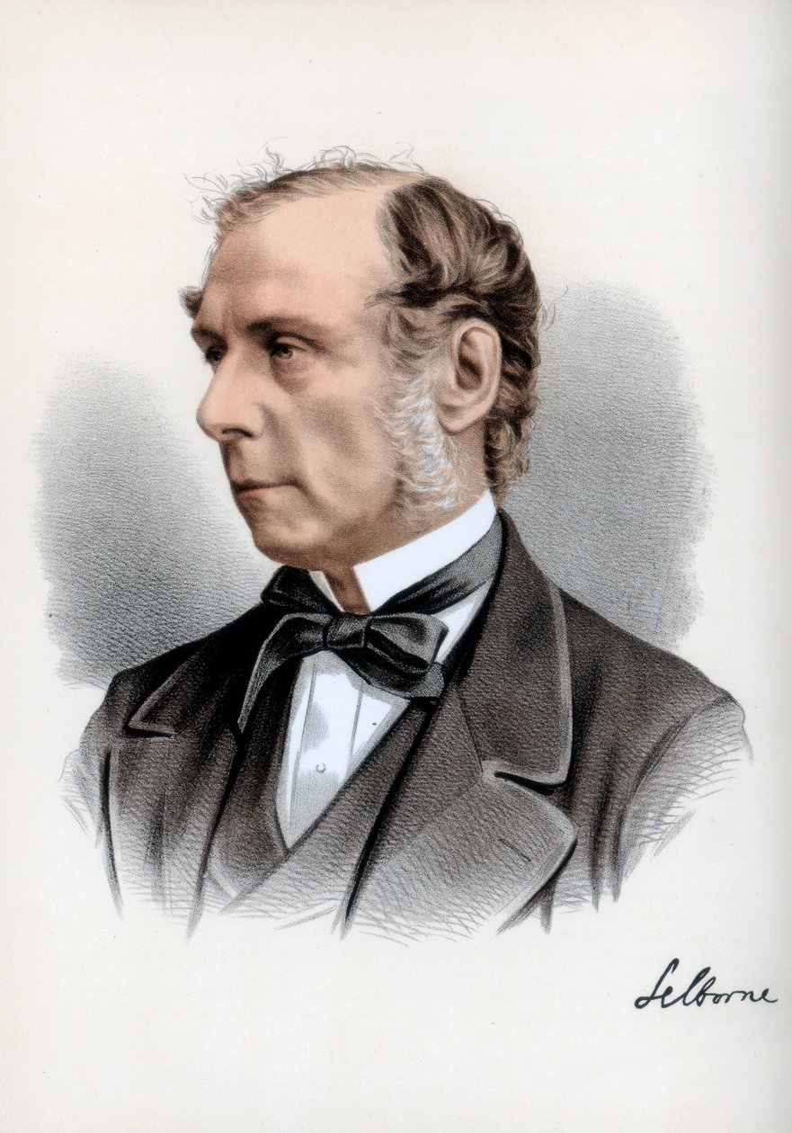 Roundell Palmer, 1. hrabě ze Selborne, britský právník a liberální politik, c1890. od Petter and Galpin Cassell