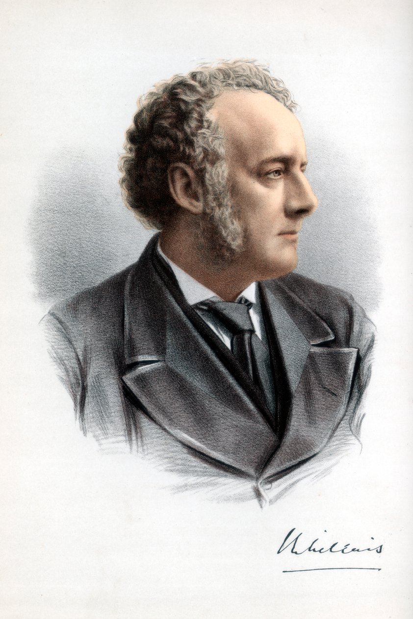 Sir John Everett Millais, 1. Baronet, britský malíř a ilustrátor, c1890. od Petter and Galpin Cassell