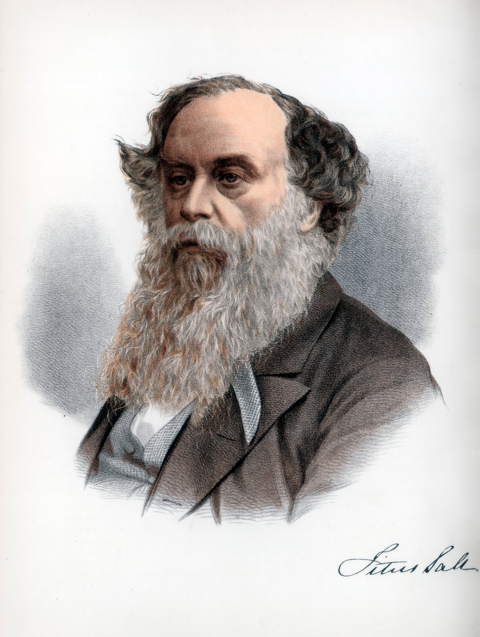 Titus Salt, britský vlnař a průmyslník, c1890. od Petter and Galpin Cassell