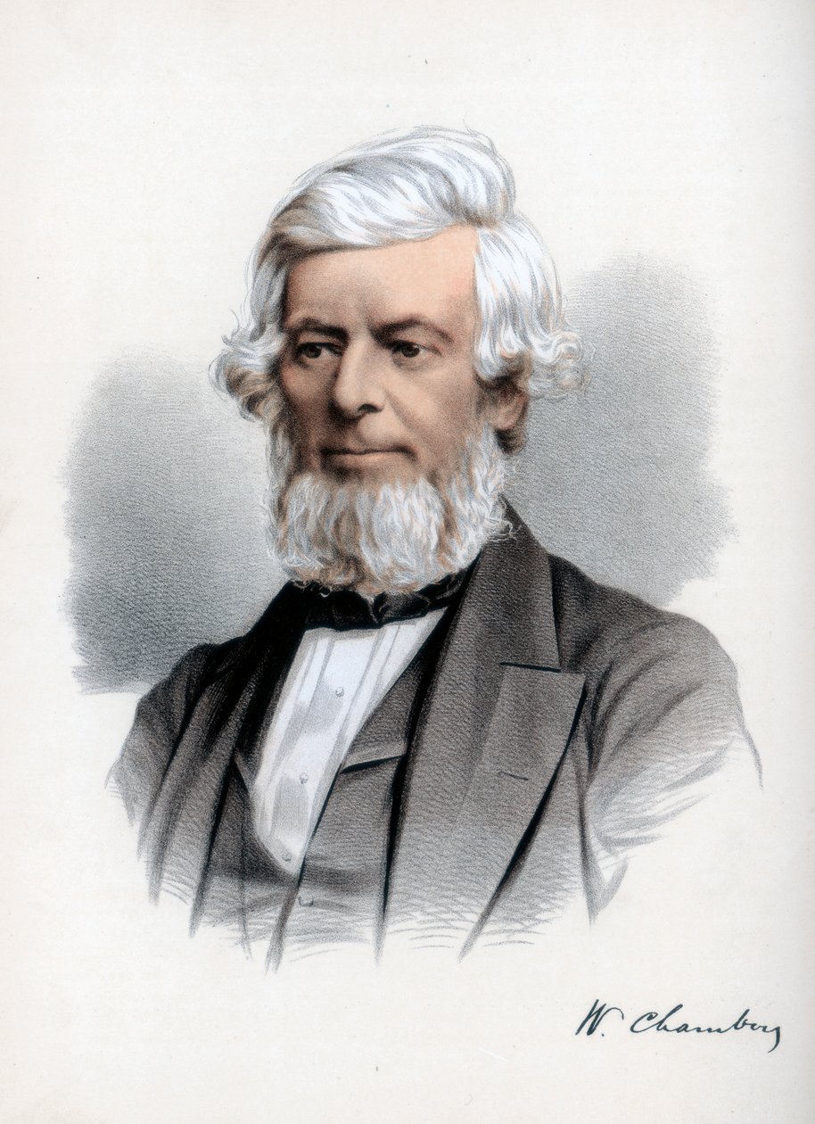 William Chambers z Glenormiston, skotský vydavatel a politik, c1890. od Petter and Galpin Cassell