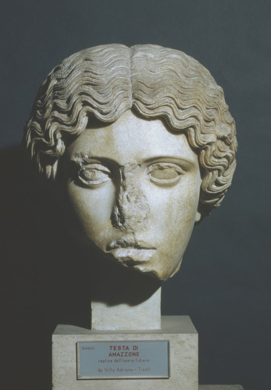 Amazonova hlava od Phidias Phidias