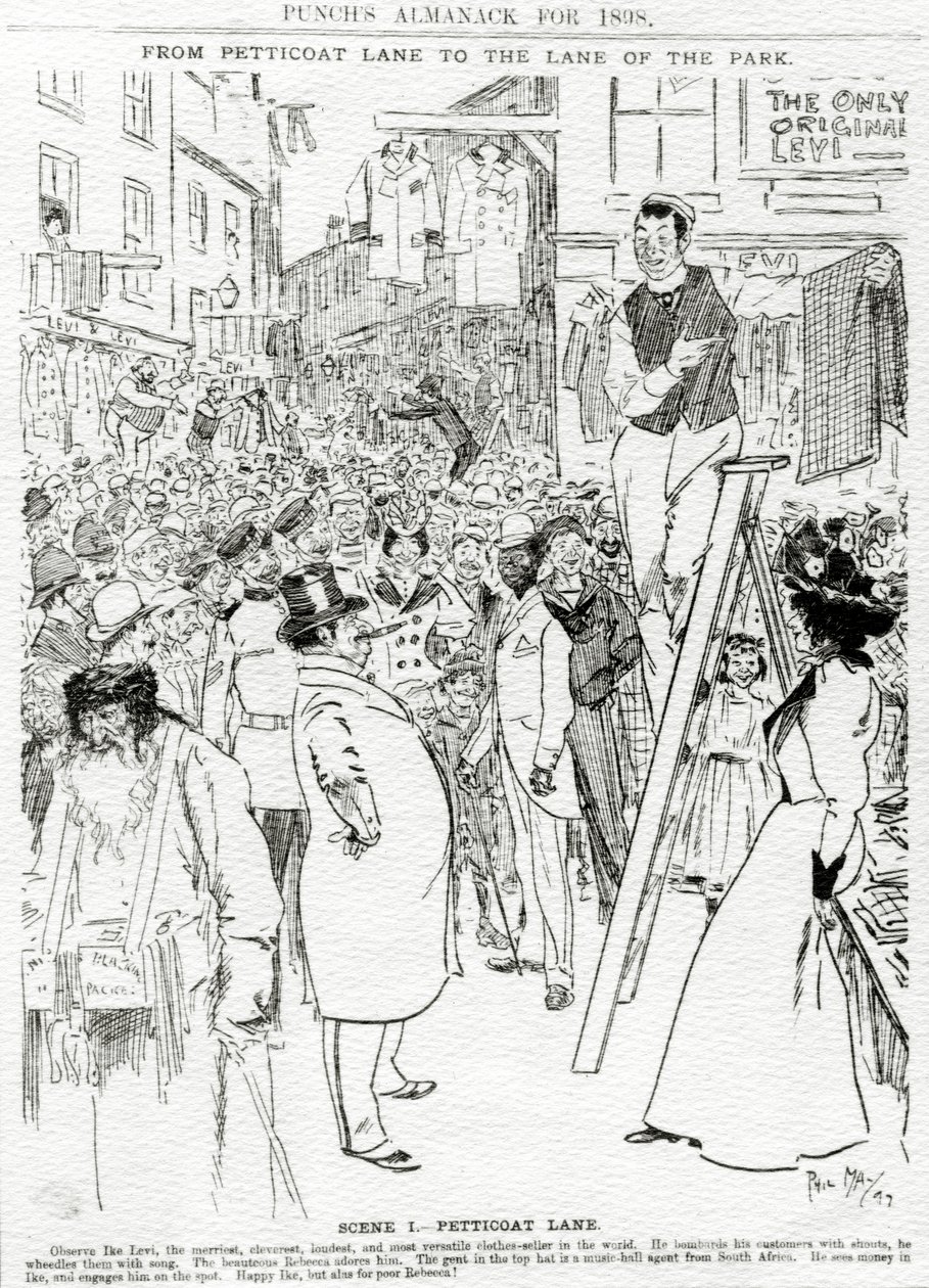 Scéna I, Petticoat Lane, publikovaná v 