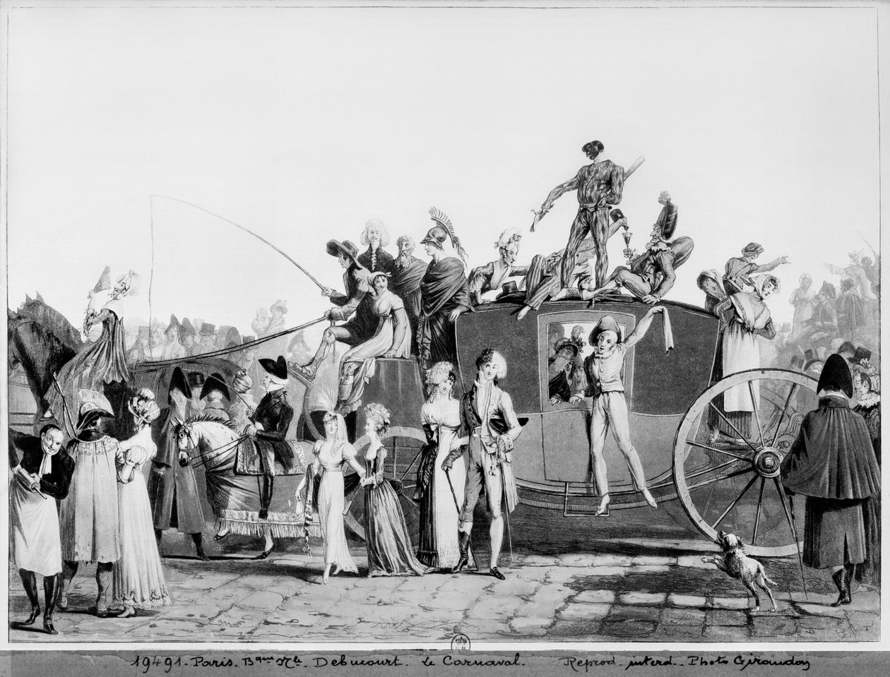 Karneval, 1810 od Philibert Louis Debucourt