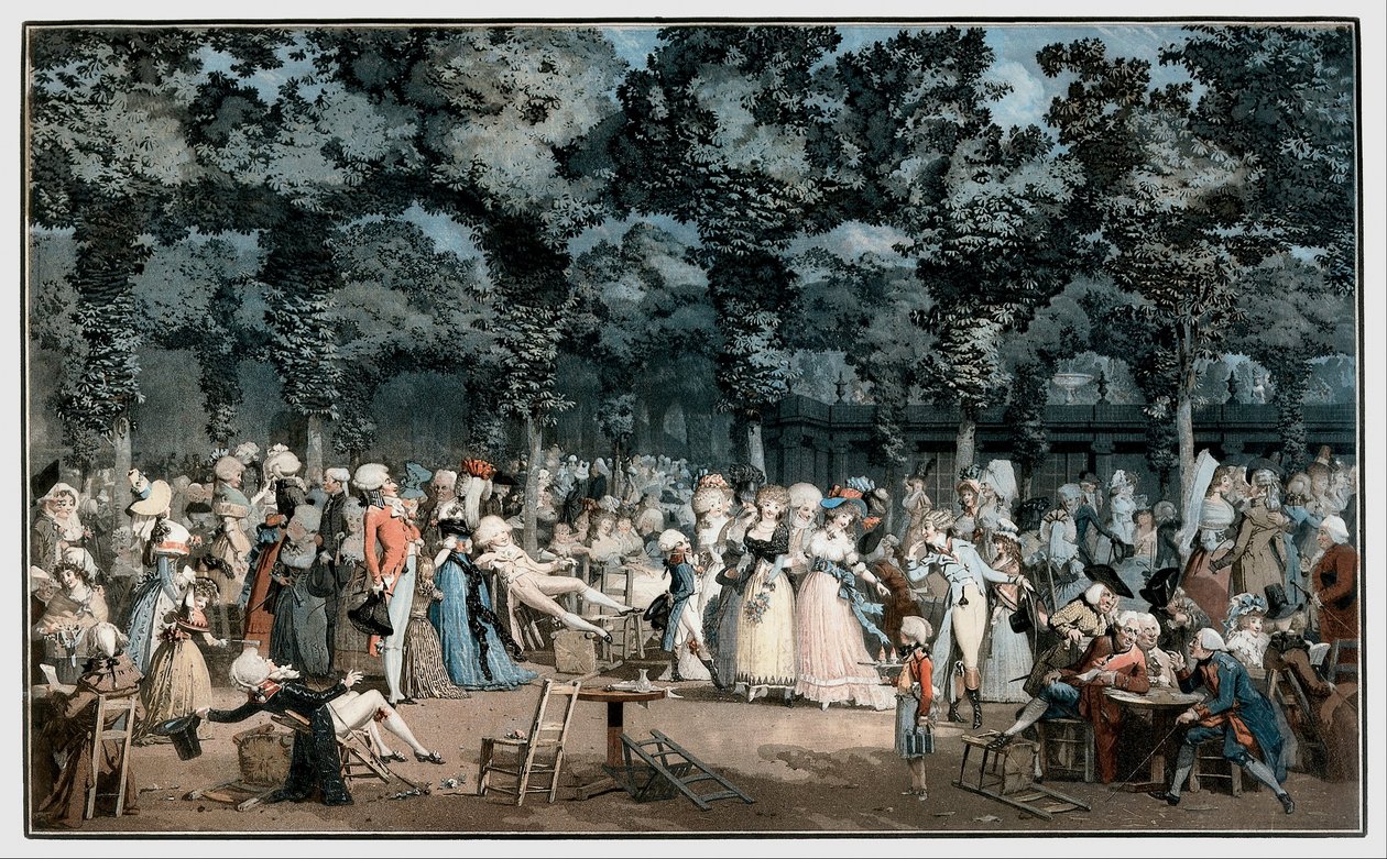 Veřejná promenáda od Philibert Louis Debucourt