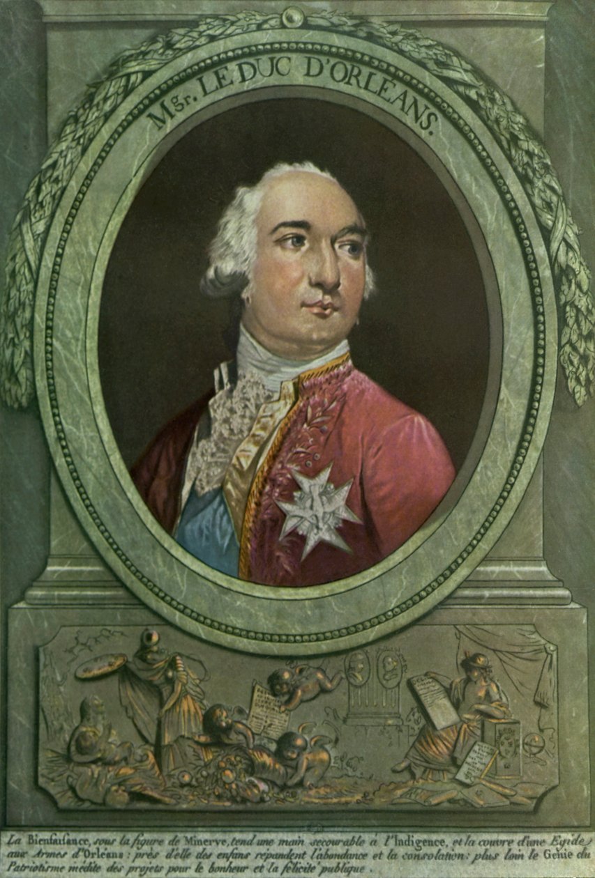 Louis Philippe vévoda z Orléans od Philibert Louis Debucourt