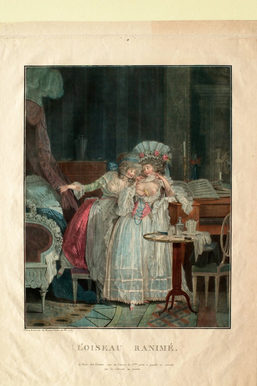 Oživený pták od Philibert-Louis Debucourt