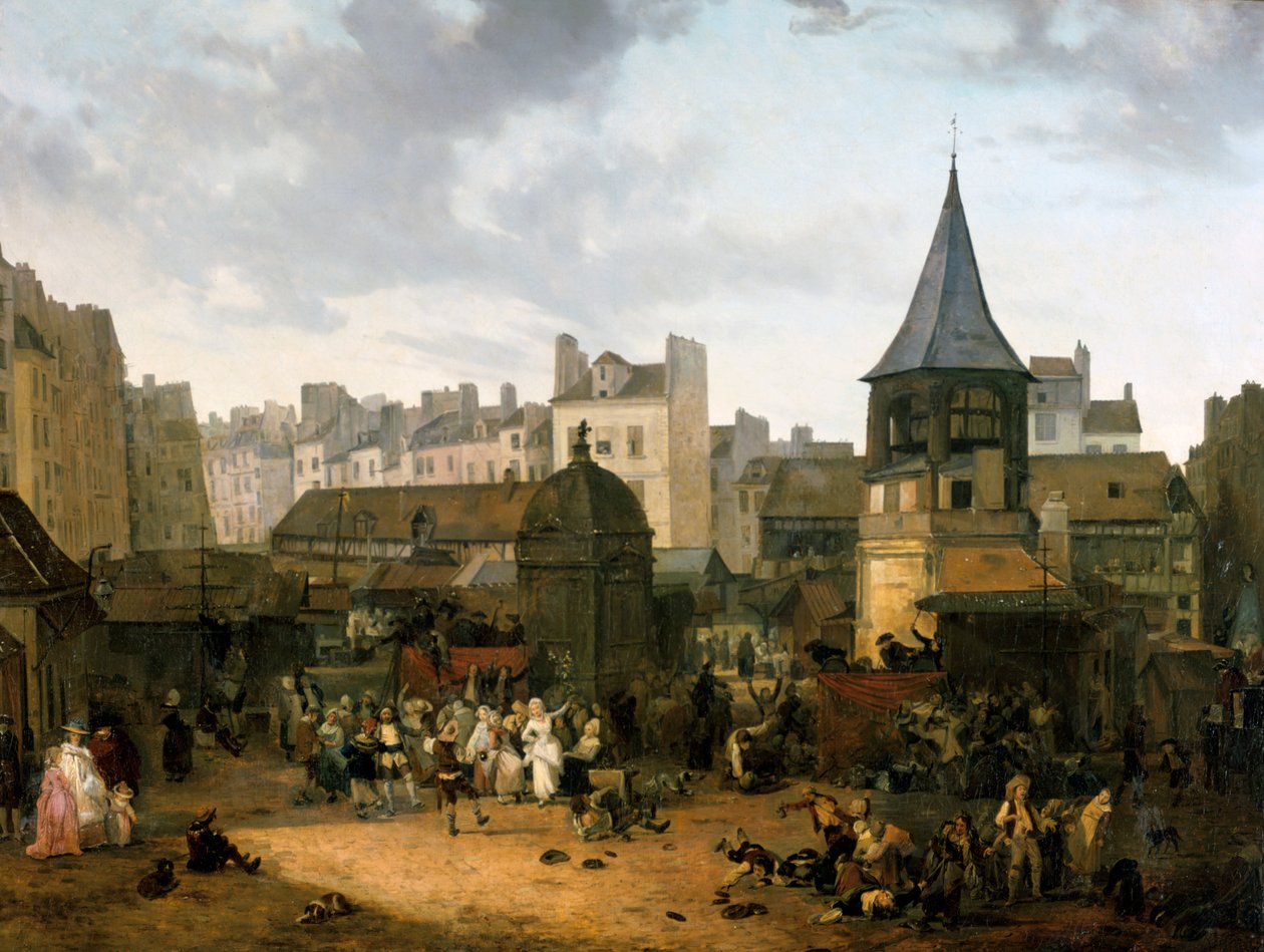 Oslava narození francouzského dědice zjevná, 1781 1783 od Philibert Louis Debucourt