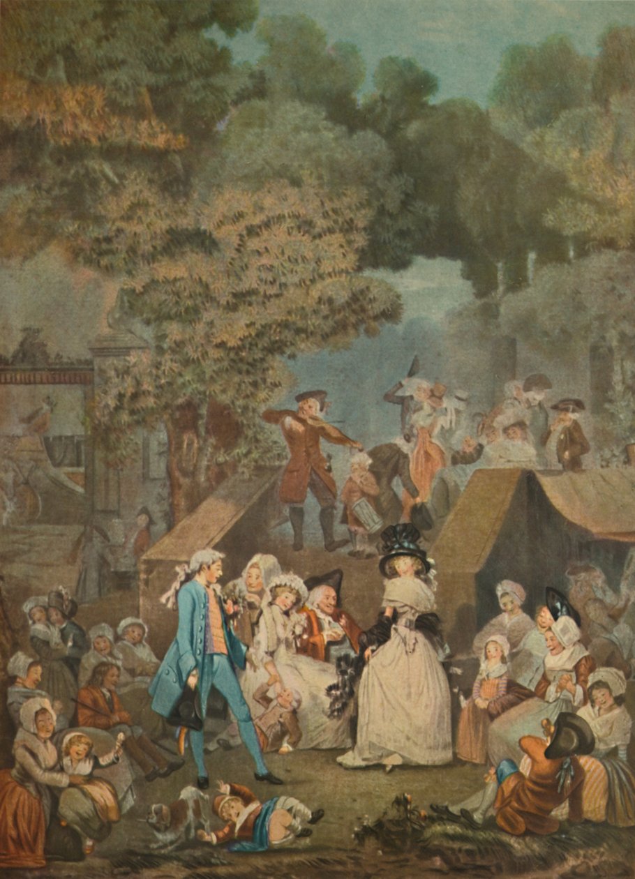 La Noce Au Chateau, Svatba na zámku, 1789, 1913 od Philibert Louis Debucourt