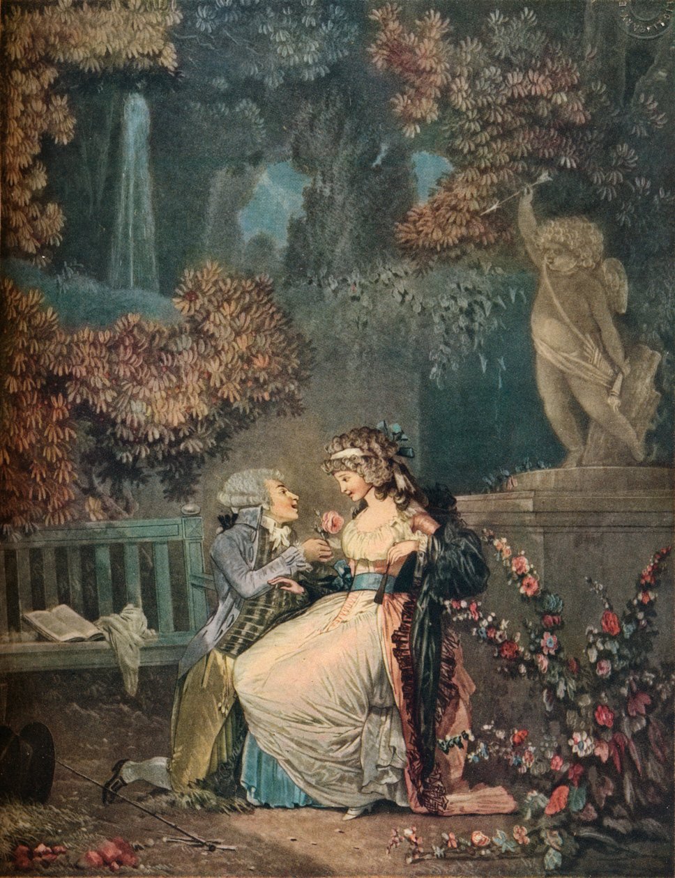 Růže, 1788, 1916 od Philibert Louis Debucourt