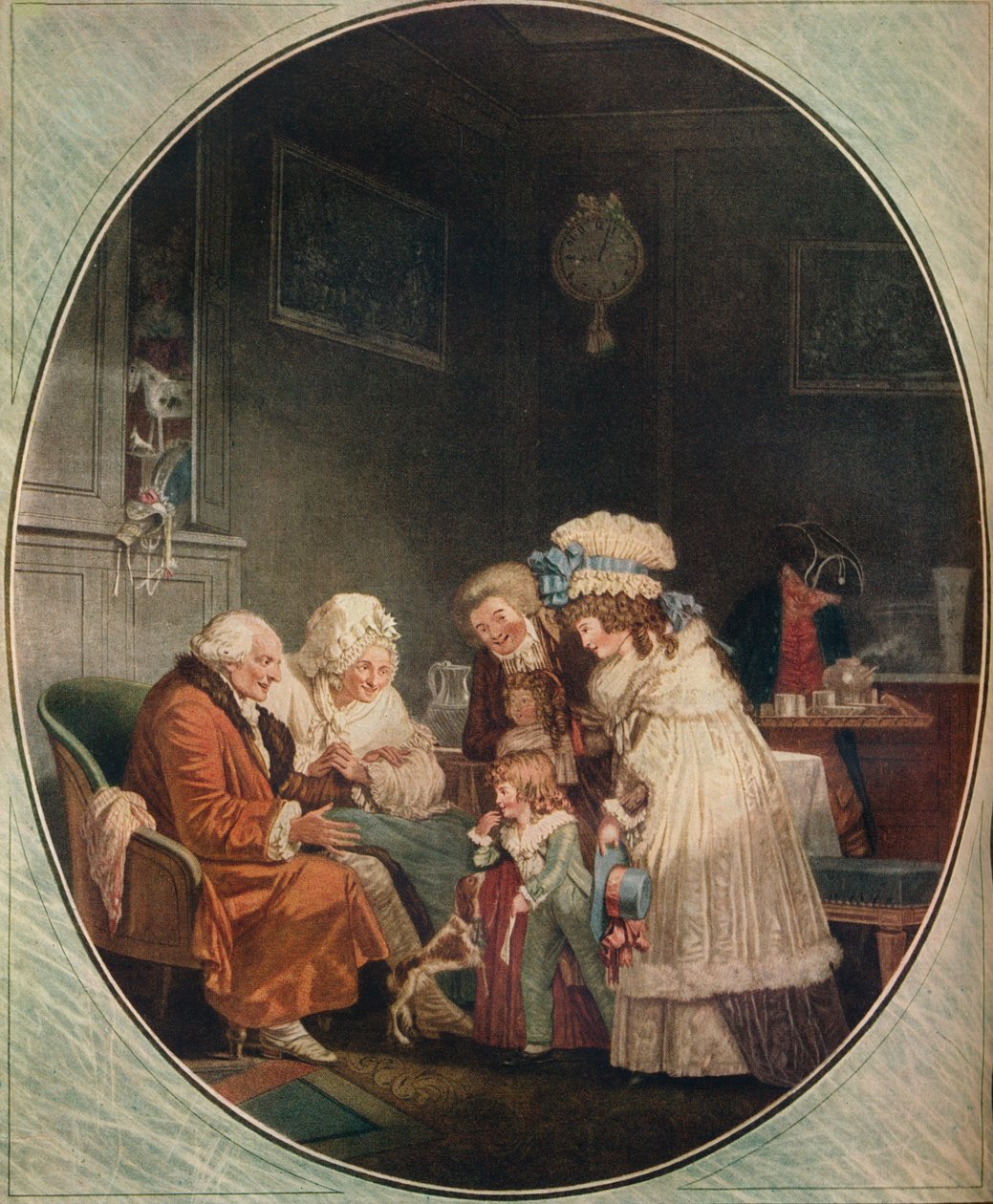 Kompliment neboli novoroční matiné, 1887, 1916 od Philibert Louis Debucourt