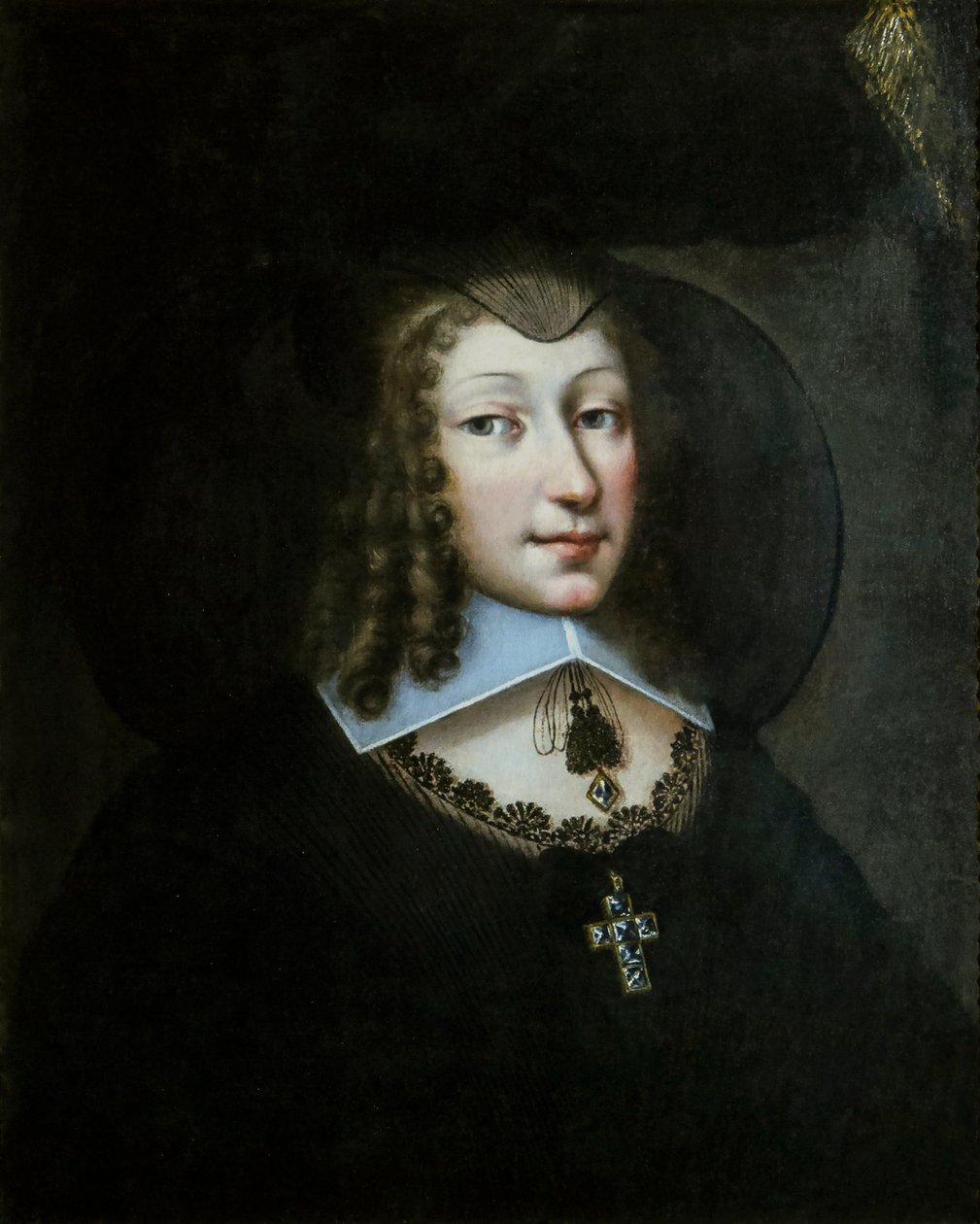 Christine Marie Francouzská 1606-1663, vévodkyně Savojská v vdovském oděvu, 1638-1640. od Philibert Torret