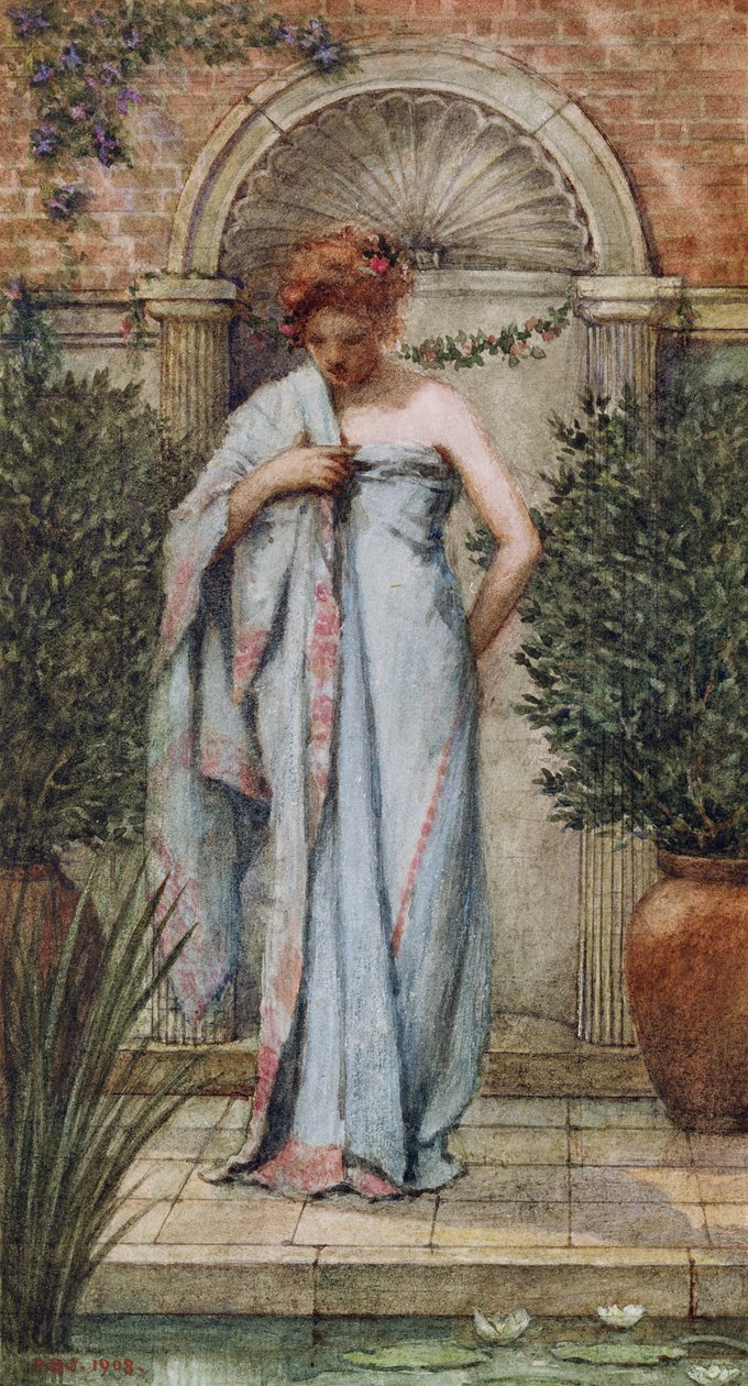 Po koupeli, 1908 od Philip Burne Jones