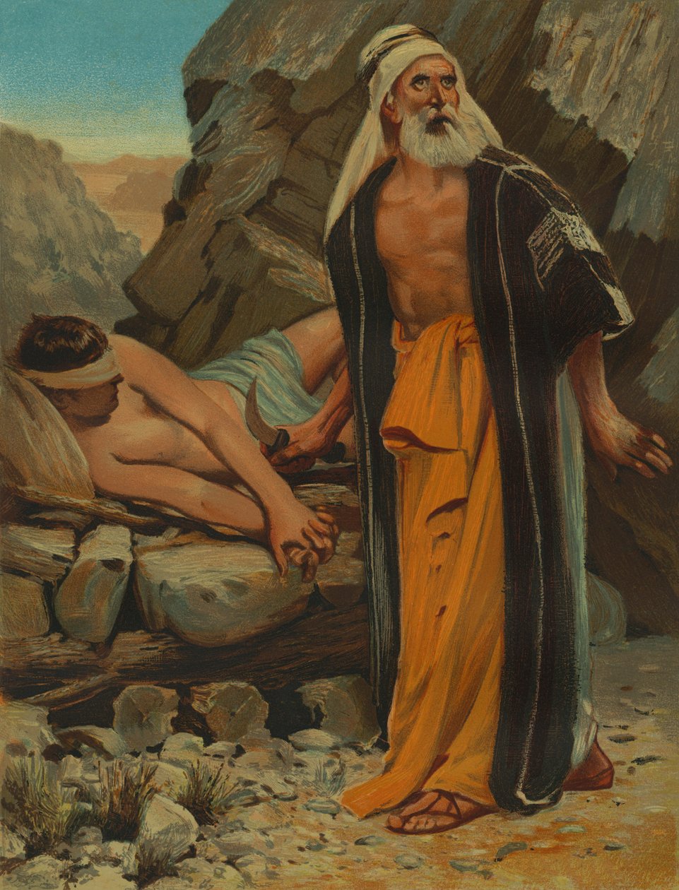 Abrahamova oběť od Philip Richard Morris