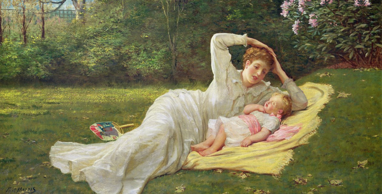 Prvorozený, kolem roku 1875 od Philip Richard Morris