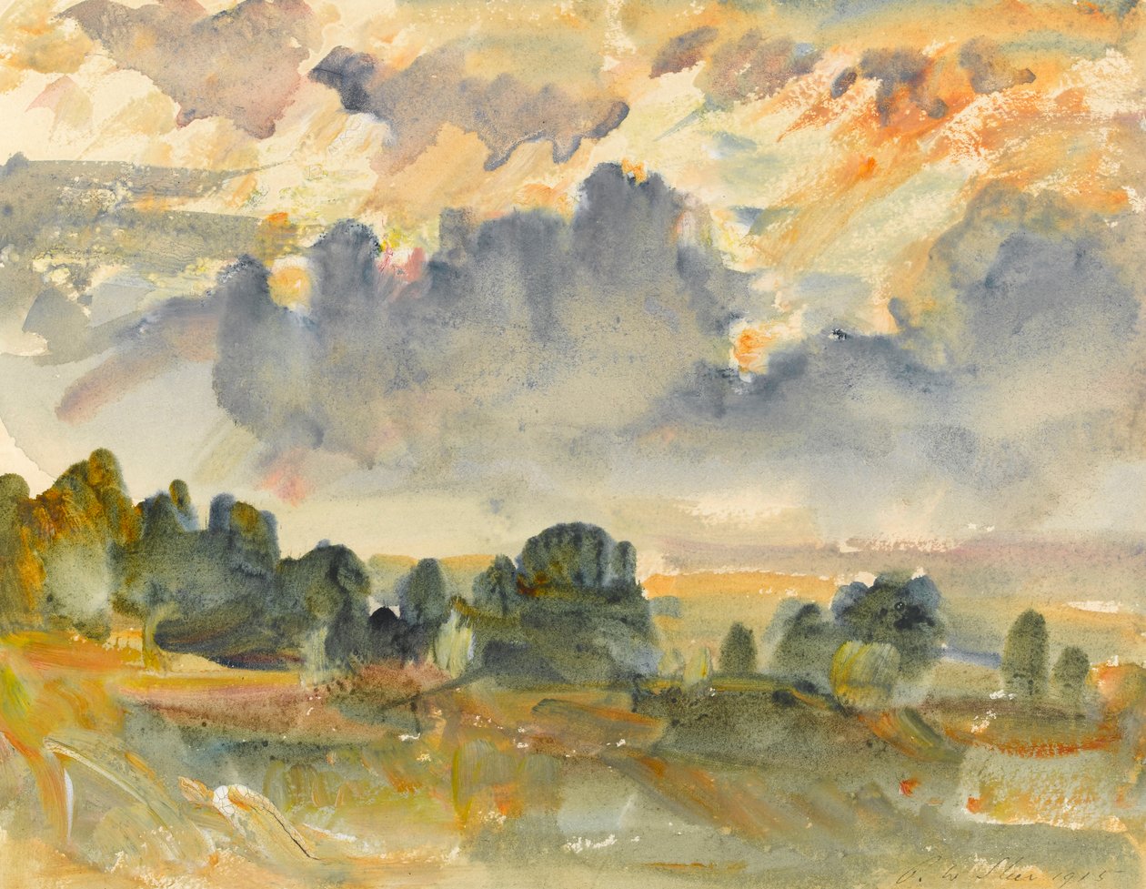 Západ slunce, 1915 od Philip Wilson Steer