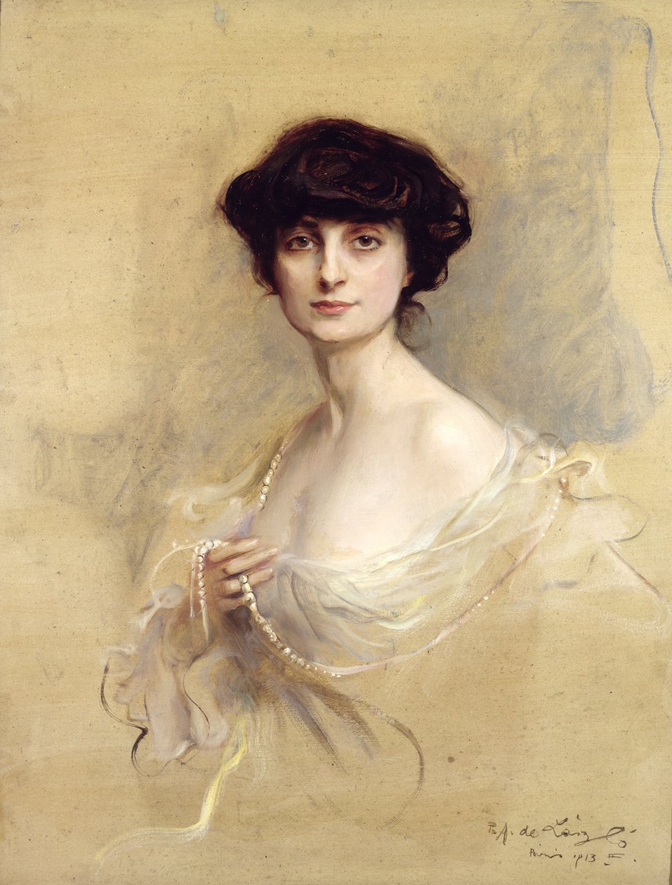 Anna de Noailles (1876-1933) 1913 (olej na plátně) od Philip Alexius de Laszlo
