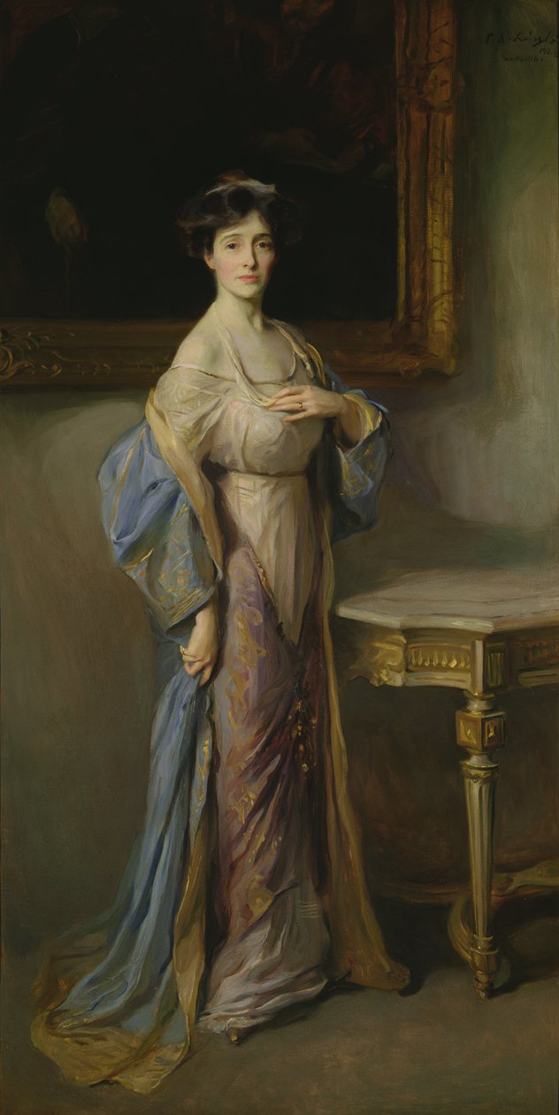 Hraběnka Fitzwilliam, manželka 7. hraběte Fitzwilliam od Philip Alexius de Laszlo