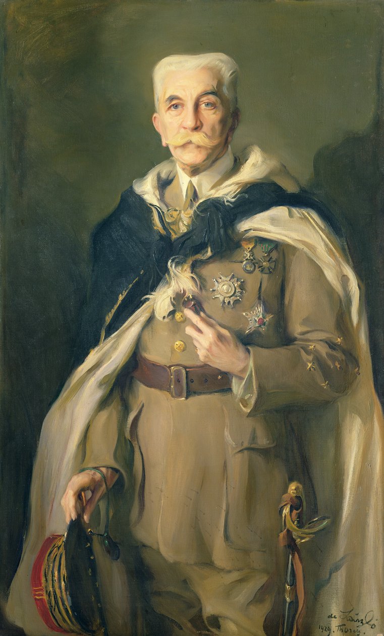 Maršál Louis Hubert Gonzalve Lyautey (1854-1934) 1929 (olej na plátně) od Philip Alexius de Laszlo