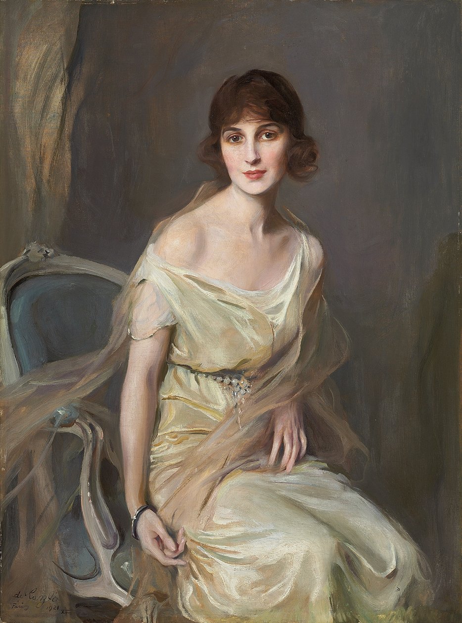 Portrét Dona Maria Mercedes de Alvear od Philip Alexius de Laszlo