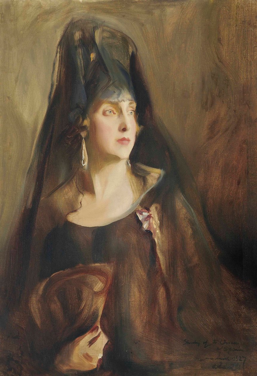 Královna Viktorie Eugenie Španělská 1887-1969, 1927. od Philip de László