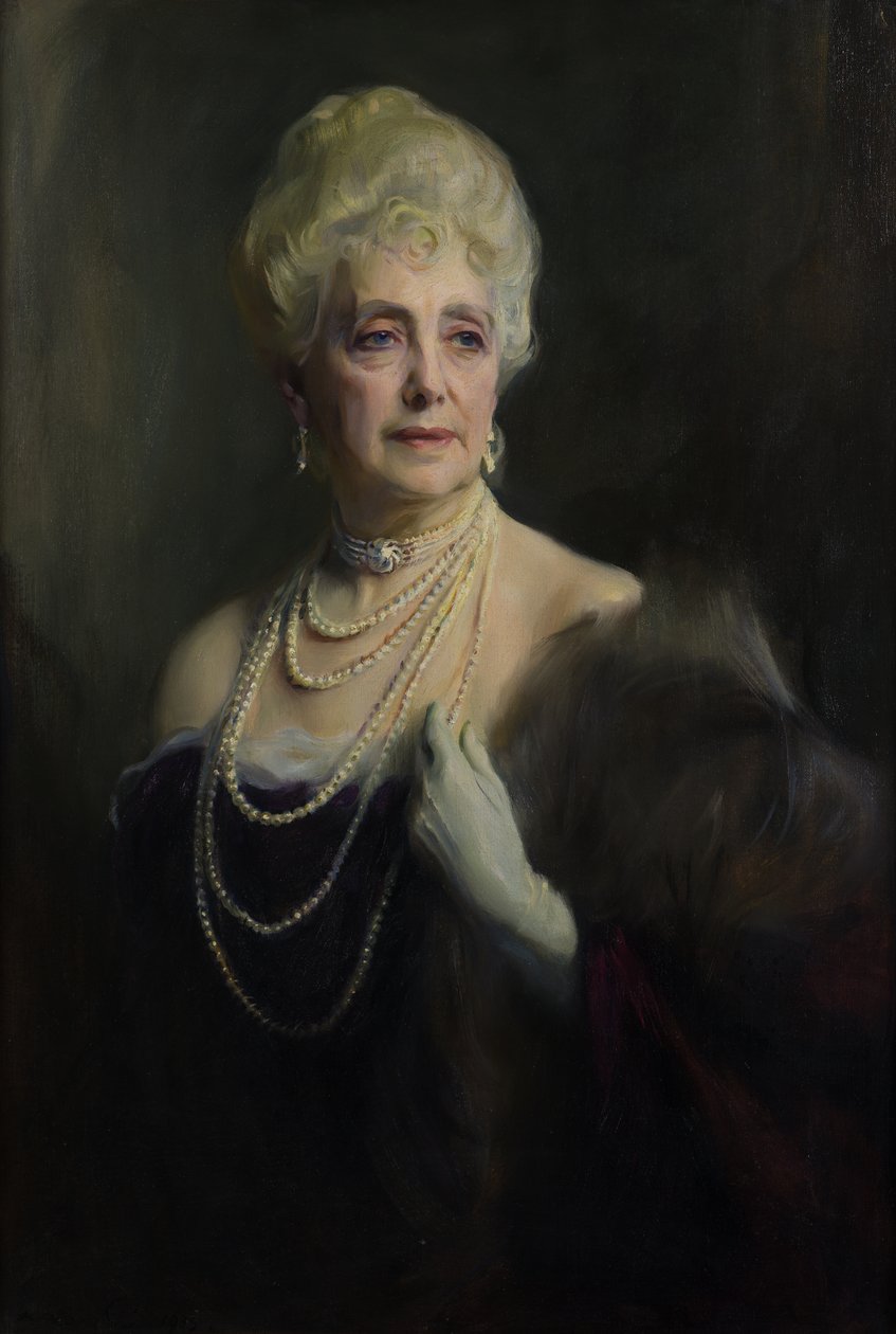 Správná ctihodná Mabell Ogilvy vdova hraběnka z Airlie (1866-1956) od Philip Alexius de Laszlo