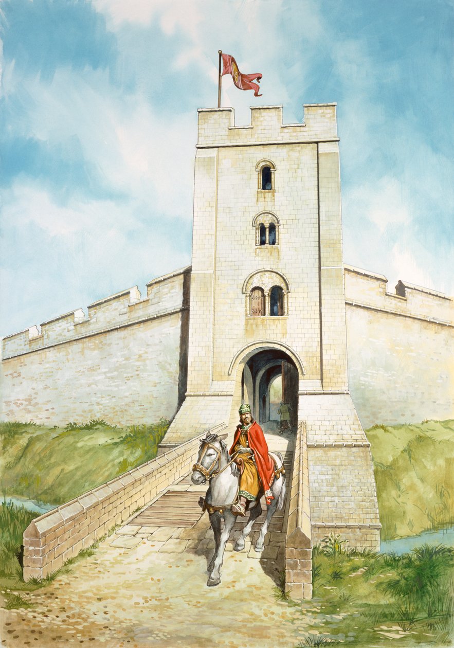 Sherborne Old Castle, c13. století, 1990-2010 od Philip Corke