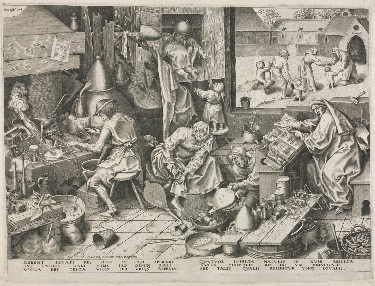Alchymista od Philip Galle