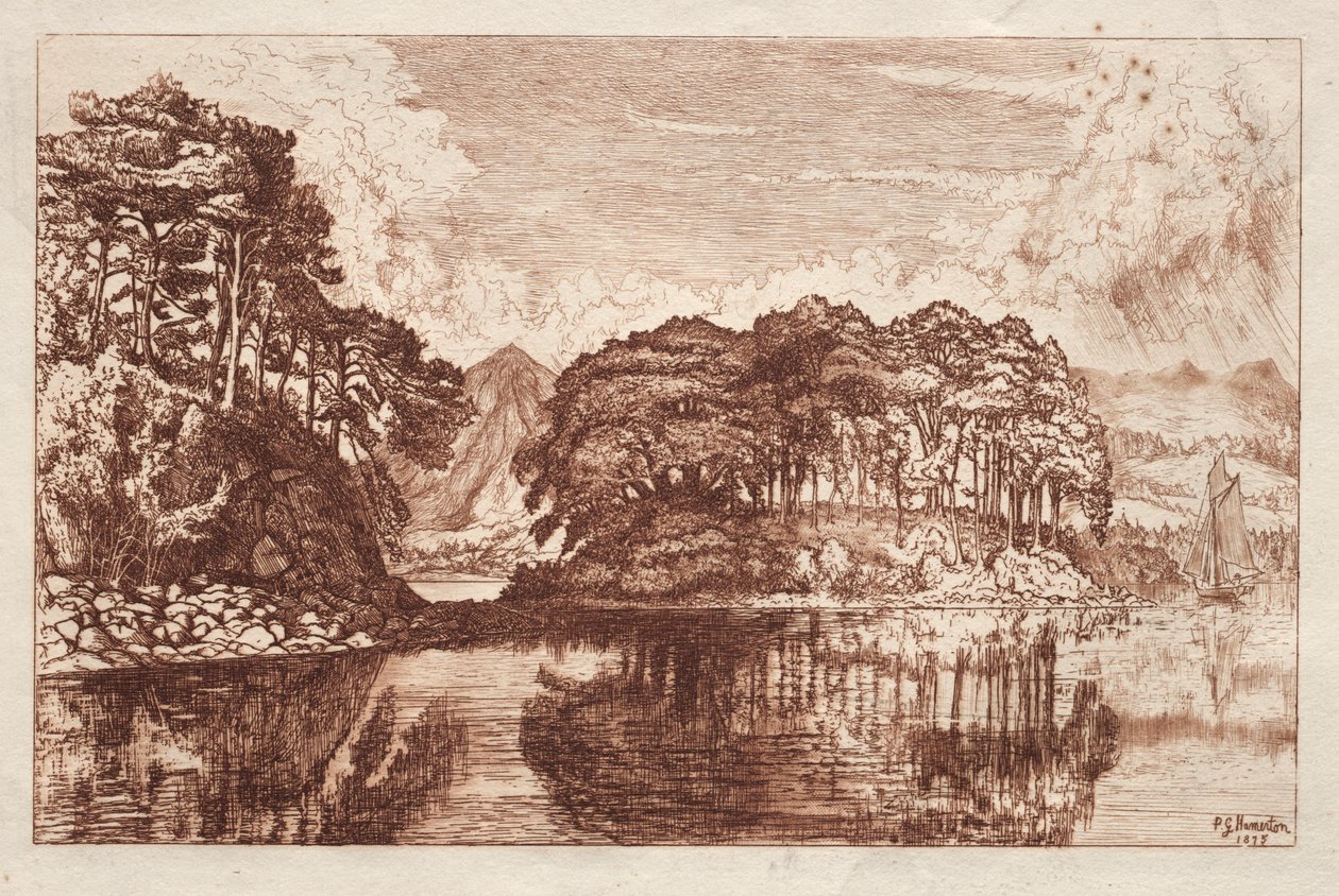 Jezero od Philip Gilbert Hamerton