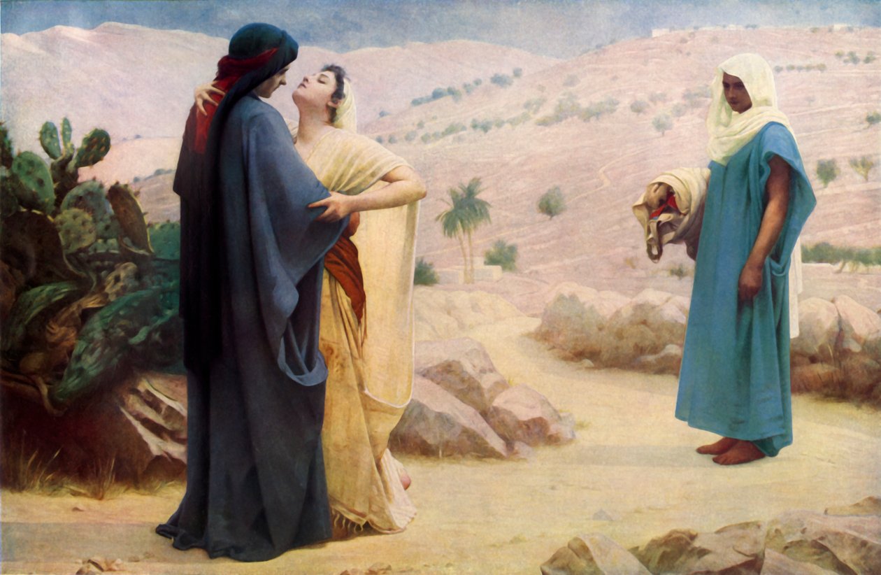 Ruth a Naomi, 1886, 1936. od Philip Hermogenes Calderon