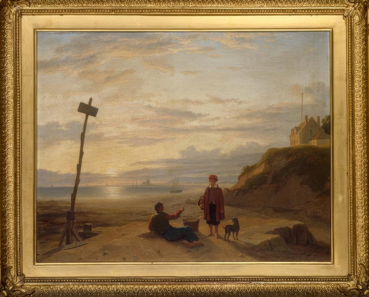Ph. H. Rogers, Oyster boys diskutující o ranním úlovku.../ 1835 od Philip Hutchins Rogers