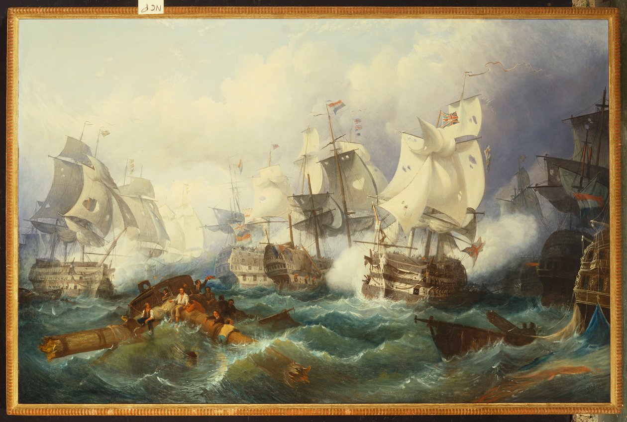 Bitva o Trafalgar od Philip James de Loutherbourg