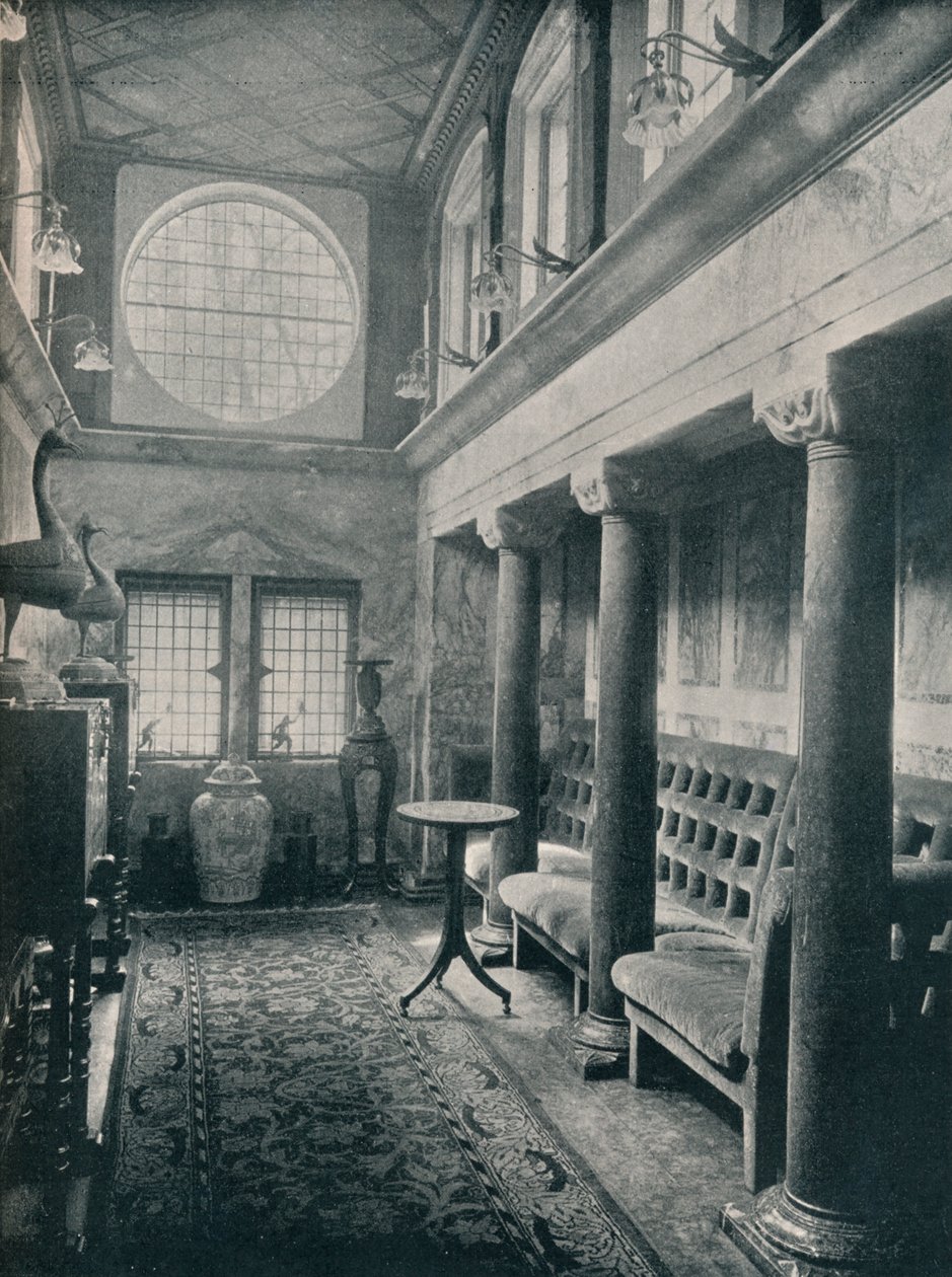 Mramorový sál v No 1 Holland Park, 1898 od Philip Webb