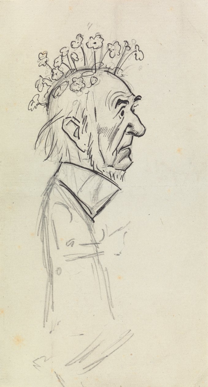 Karikaturní portrét Gladstone od Philip William May