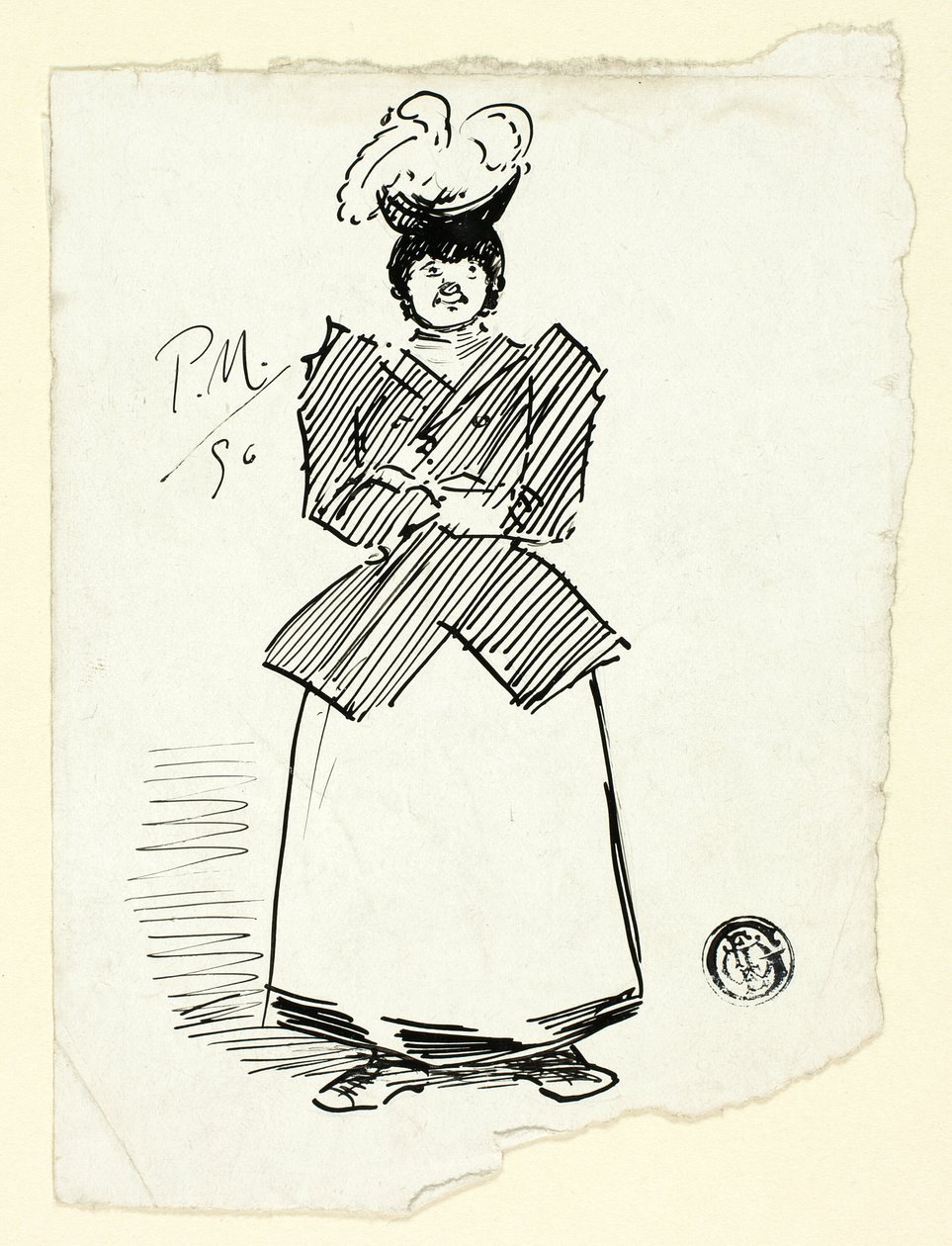 Londýn ženská postava od Philip William May