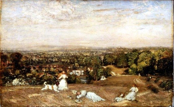 Děti si hrají, Ludlow Walks od Philip Wilson Steer