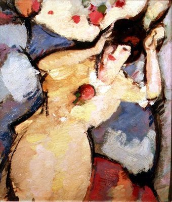 Dívka ležící na pohovce od Philip Wilson Steer