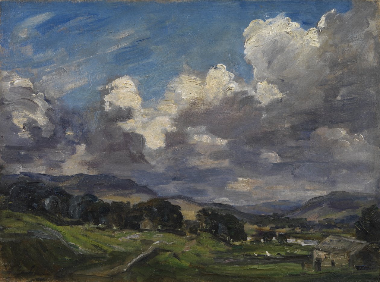 Hawes, Wensleydale, cca 1900-10 (olej na plátně) od Philip Wilson Steer