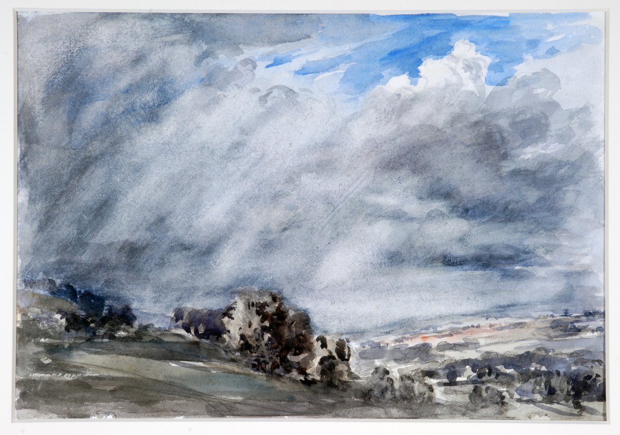 Bouřlivý den, Gloucestershire, kolem roku 1902 od Philip Wilson Steer