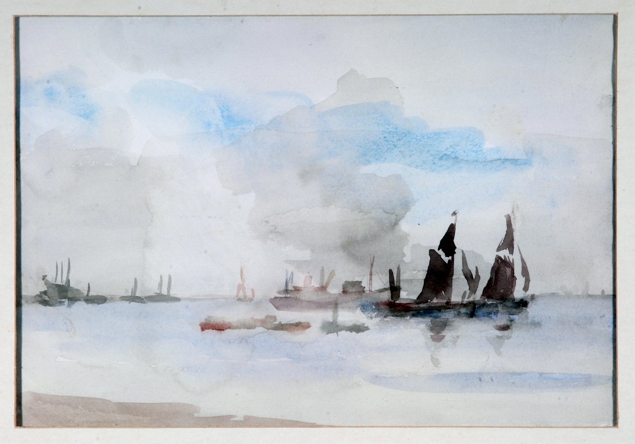 Temže Barges, Greenhithe od Philip Wilson Steer