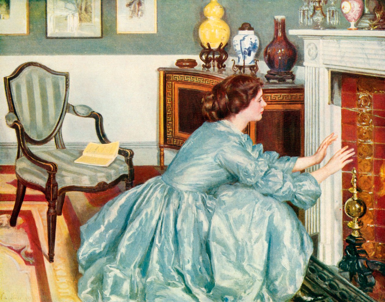 Konec kapitoly (barevná litografie) od Philip Wilson Steer