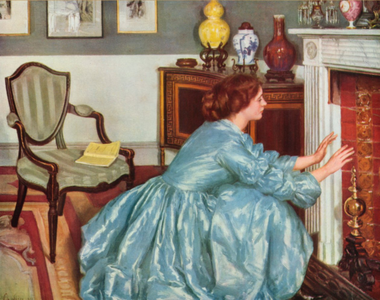 Konec kapitoly (barevná litografie) od Philip Wilson Steer