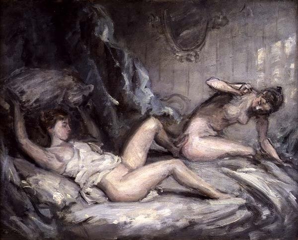 The Pillow Fight (olej na plátně) od Philip Wilson Steer