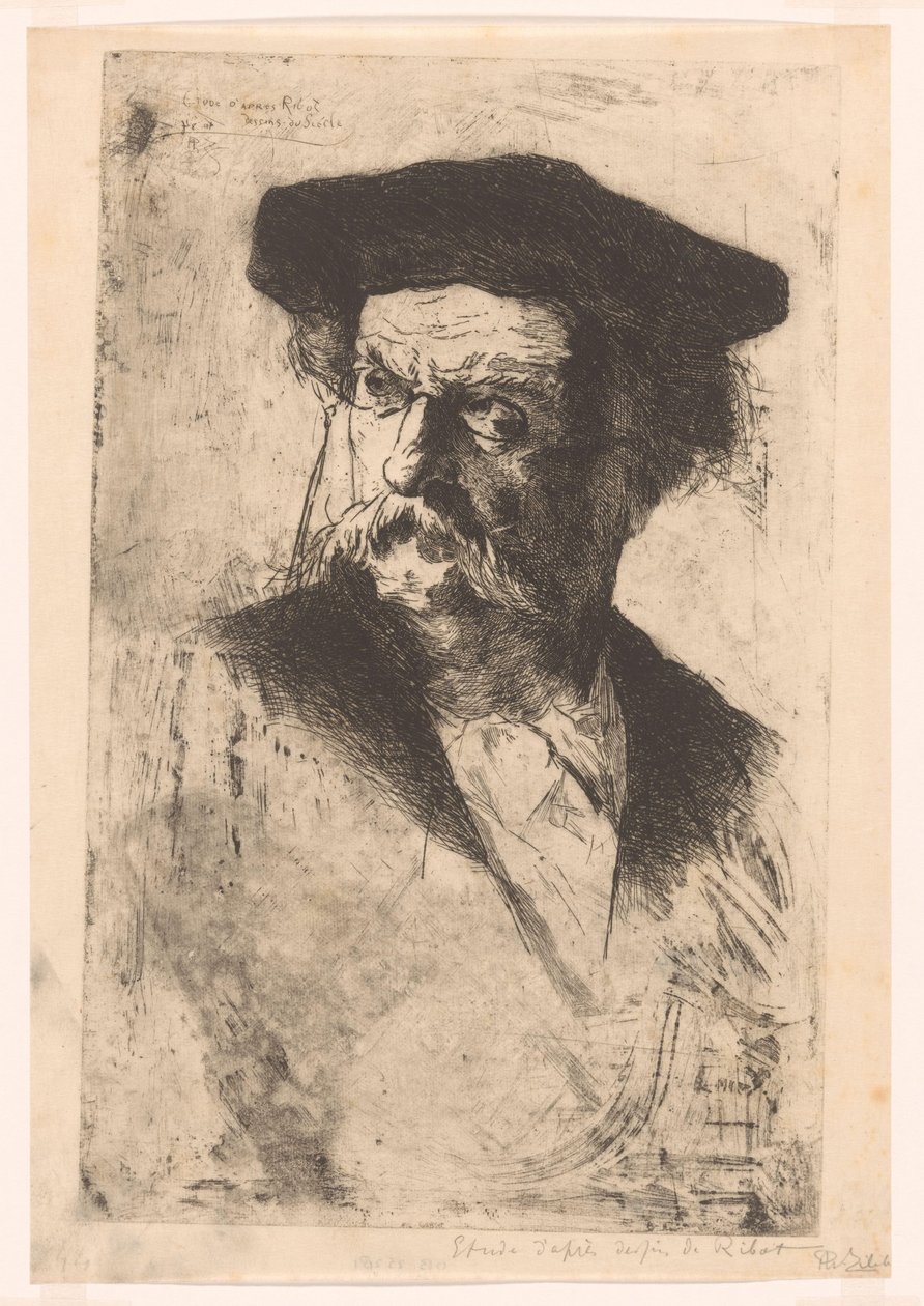 Portrét muže od Philip Zilcken (signed by artist)