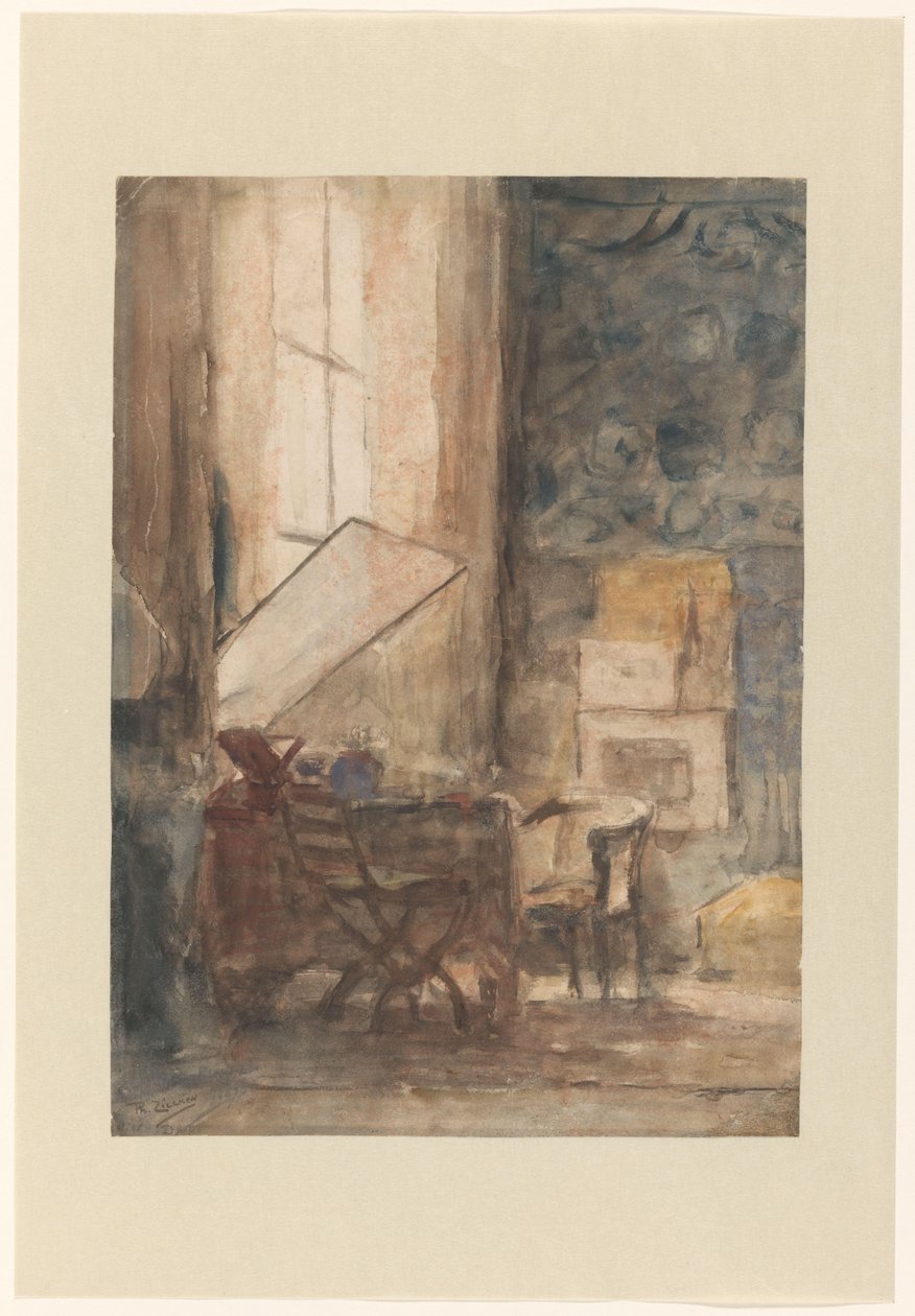 Roh v ateliéru Philipa Zilckena od Philip Zilcken