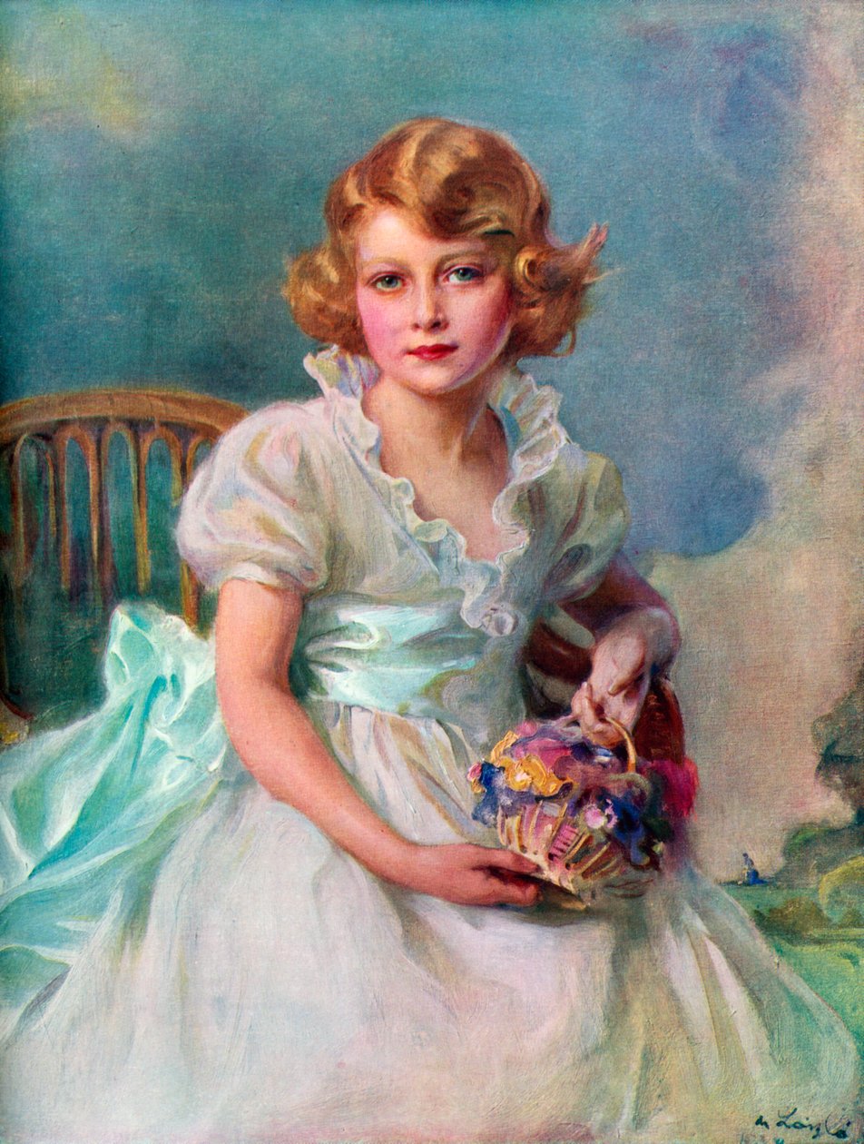 Princezna Alžběta, 1926-, Královna Commonwealth Realms, 1937. od Philip de László